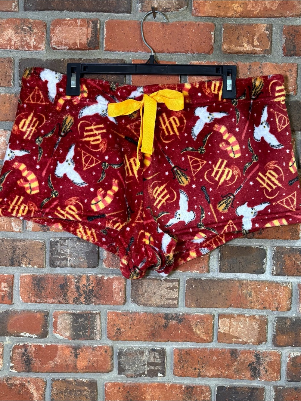 The Wizarding World of Harry Potter womens fleece lounge shorts Gryffindor 2XL